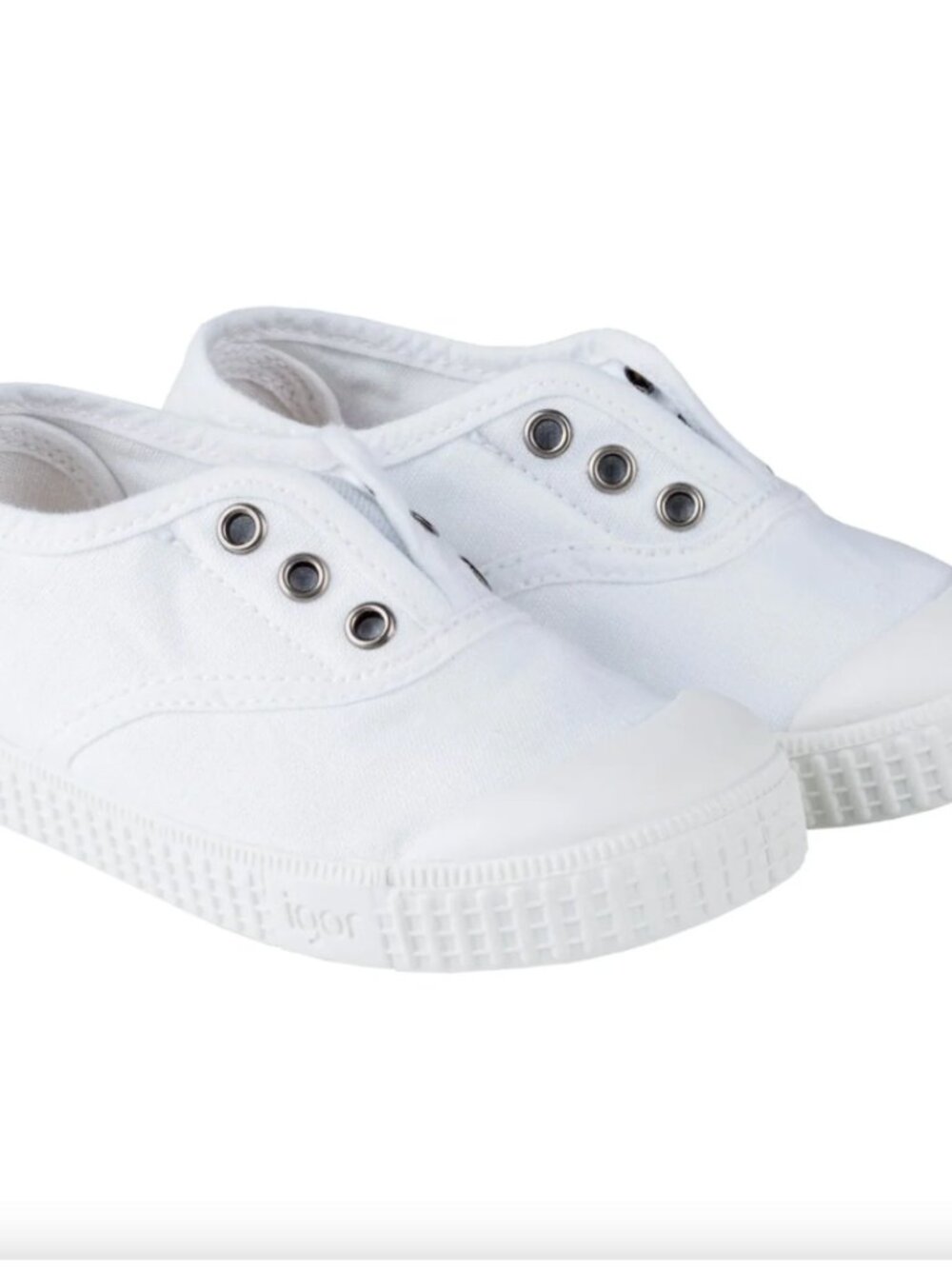 Kids - 3 & 4 - NIB Igor Berri Slip-On Tennis Shoe White